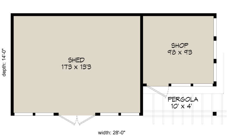 House Plan House Plan #31264 Drawing 1