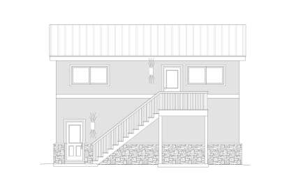 Modern House Plan #940-01071 Elevation Photo