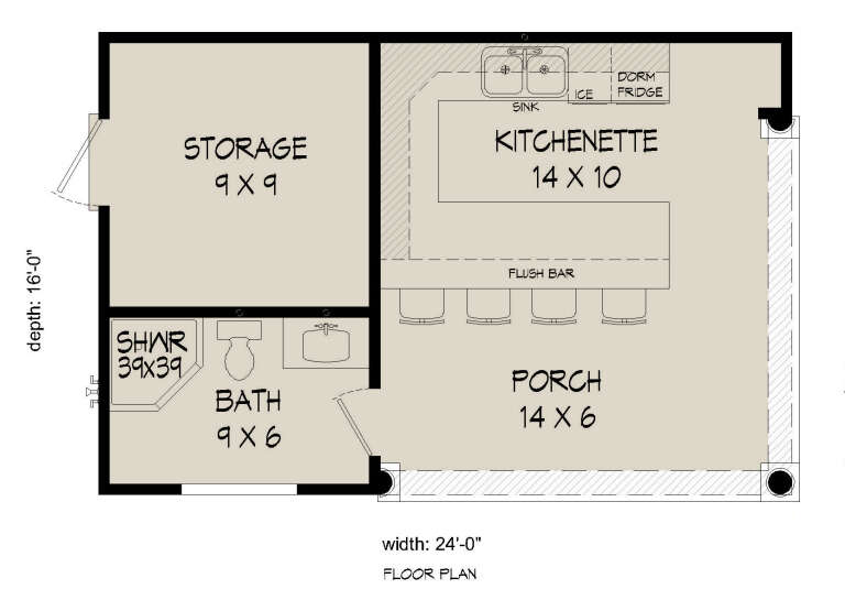 House Plan House Plan #31268 Drawing 1