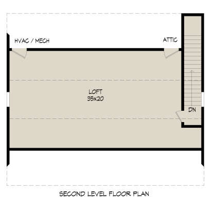 Loft for House Plan #940-01081