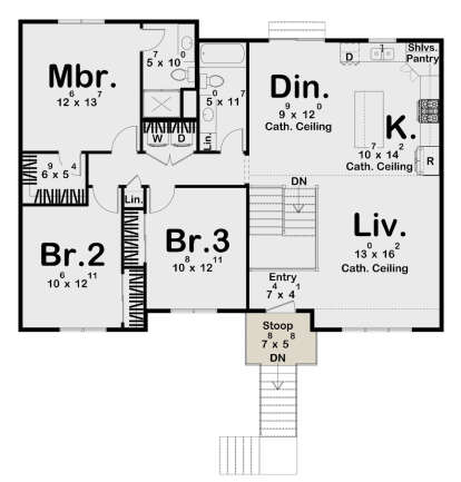 Main Floor for House Plan #963-01003