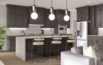 Modern Transitional House Plan #963-01025 Additional Photo