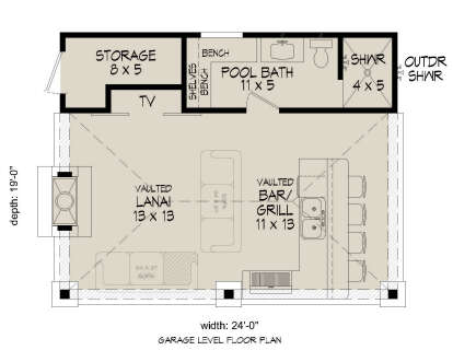 Main Floor  for House Plan #940-01083