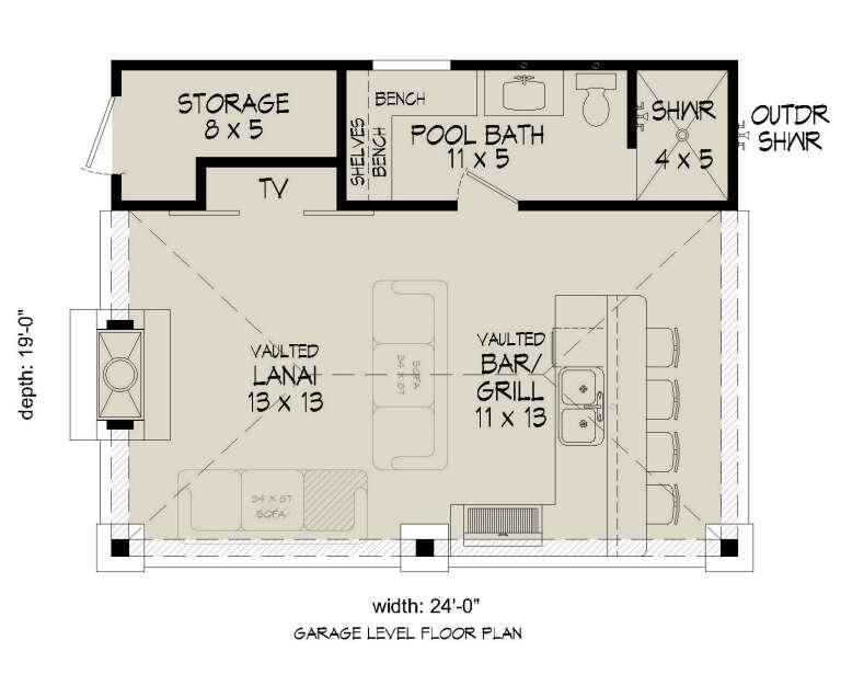House Plan House Plan #31280 Drawing 1