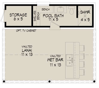 Main Floor  for House Plan #940-01087