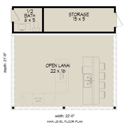 Main Floor  for House Plan #940-01088