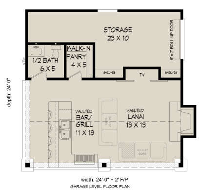 Main Floor  for House Plan #940-01093