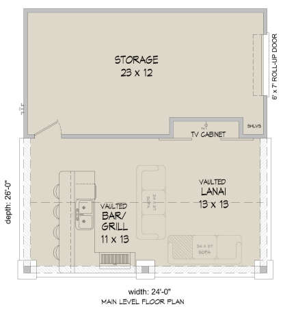 Main Floor  for House Plan #940-01094