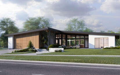 Contemporary House Plan #8937-00099 Elevation Photo