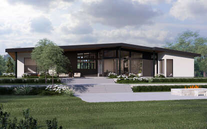 Contemporary House Plan #8937-00099 Elevation Photo