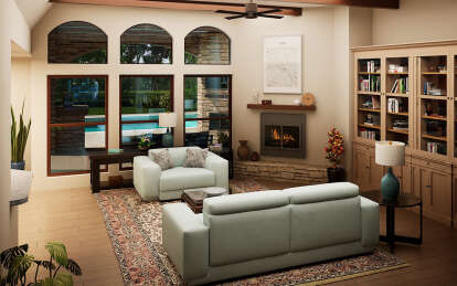 European House Plan #5445-00535 Additional Photo