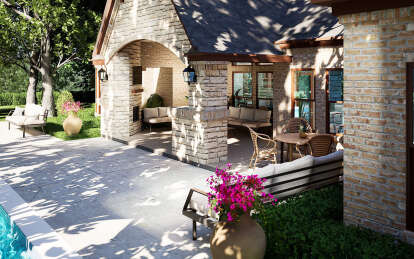 European House Plan #5445-00535 Additional Photo