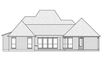 French Country House Plan #4534-00129 Elevation Photo