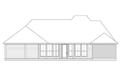 French Country House Plan #4534-00131 Elevation Photo