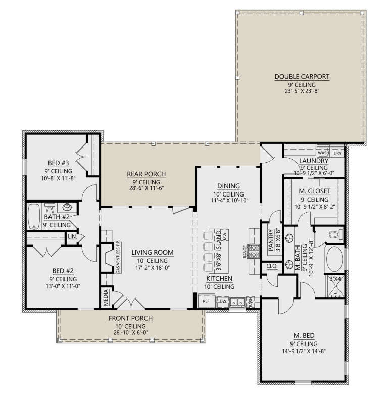 House Plan House Plan #31297 Drawing 1
