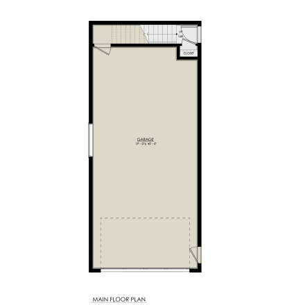 Garage Floor for House Plan #8937-00100