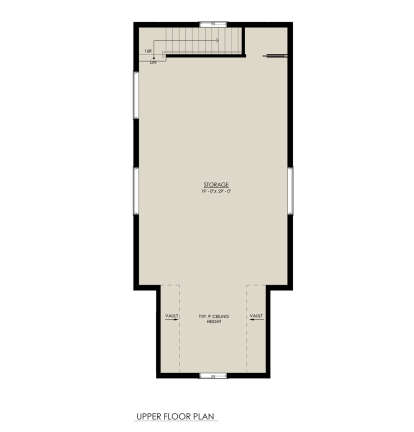 Alternate Second Floor Layout for House Plan #8937-00100
