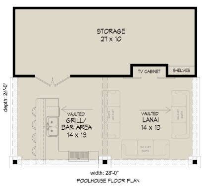 Main Floor  for House Plan #940-01095