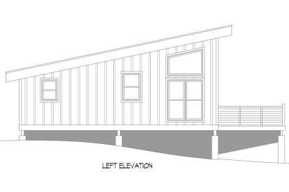 Modern House Plan #940-01096 Elevation Photo