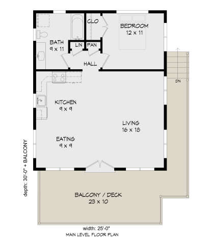 Main Floor  for House Plan #940-01096