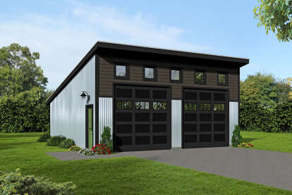Modern House Plan #940-01099 Elevation Photo