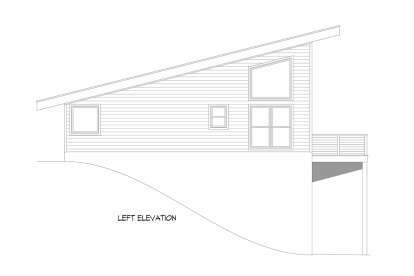 Modern House Plan #940-01100 Elevation Photo