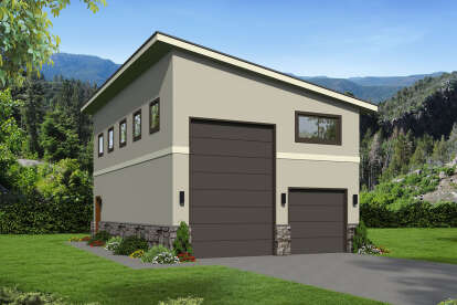 Modern House Plan #940-01103 Elevation Photo