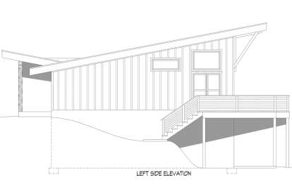 Modern House Plan #940-01104 Elevation Photo