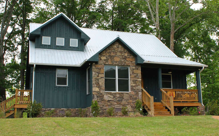 House Plan House Plan #31318 Angled Front Elevation