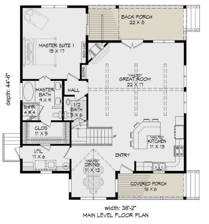 Main Floor  for House Plan #940-01110