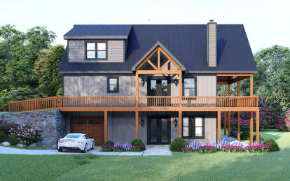 Modern Farmhouse House Plan #940-01111 Elevation Photo
