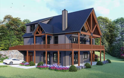 Modern Farmhouse House Plan #940-01111 Elevation Photo