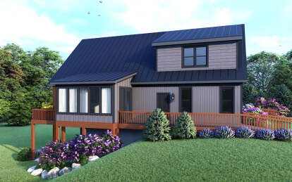 Modern Farmhouse House Plan #940-01111 Elevation Photo