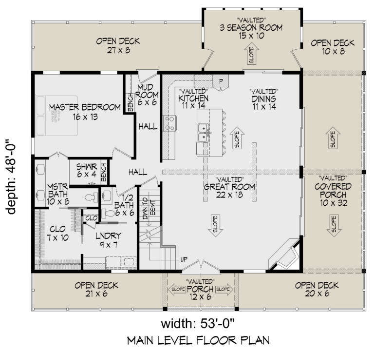 House Plan House Plan #31319 Drawing 1