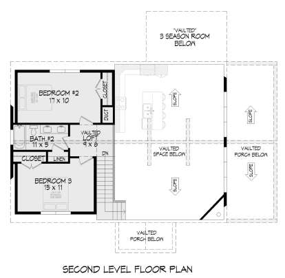 Second Floor for House Plan #940-01111