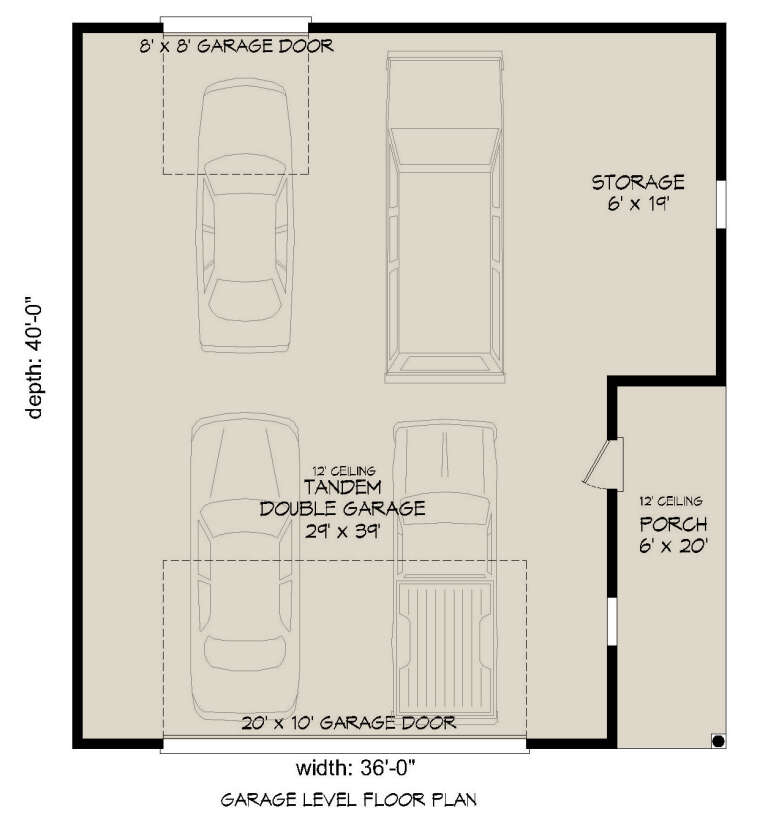 House Plan House Plan #31320 Drawing 1