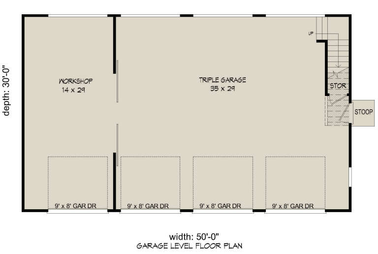 House Plan House Plan #31321 Drawing 1