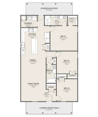 Main Floor  for House Plan #677-00031