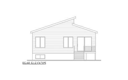 Contemporary House Plan #034-01378 Elevation Photo