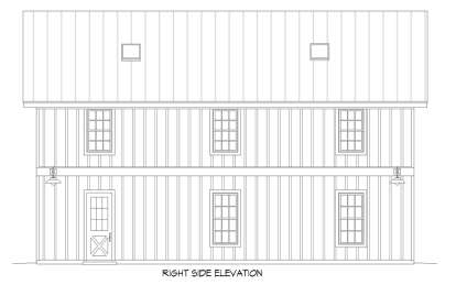 Barn House Plan #940-01118 Elevation Photo