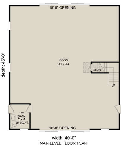 Garage Floor for House Plan #940-01118