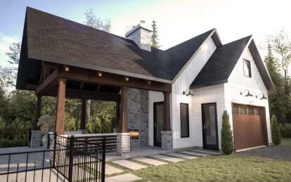 Craftsman House Plan #034-01379 Elevation Photo