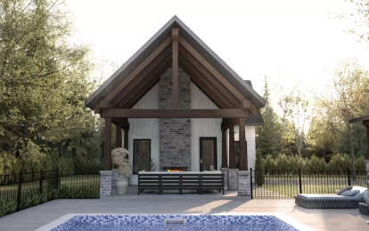 Craftsman House Plan #034-01379 Elevation Photo