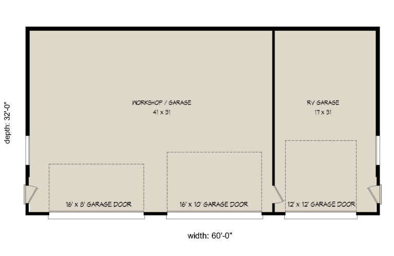 House Plan House Plan #31332 Drawing 1