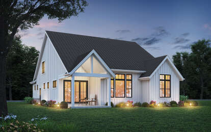 Modern Farmhouse House Plan #2559-01038 Elevation Photo