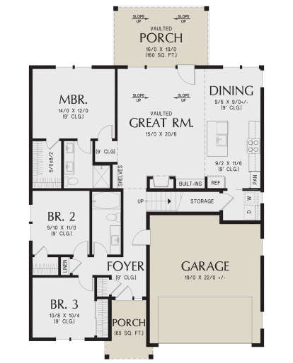 Main Floor  for House Plan #2559-01039