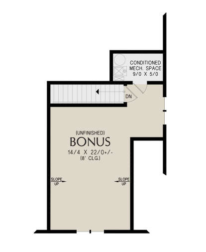 Bonus Room for House Plan #2559-01039