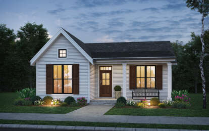 Cottage House Plan #2559-01041 Elevation Photo