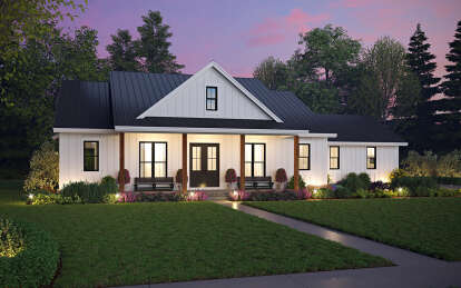Modern Farmhouse House Plan #2559-01043 Elevation Photo