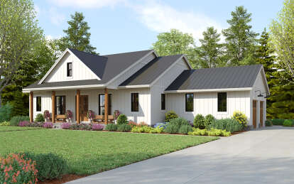 Modern Farmhouse House Plan #2559-01043 Elevation Photo